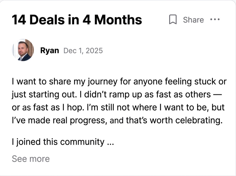 Ryan: 14 deals in 4 months